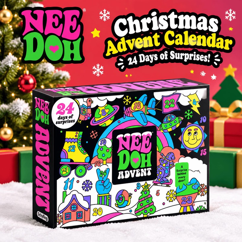 2026 NeeDoh Christmas Countdow - Kids Toys Xmas ulasan dan harga