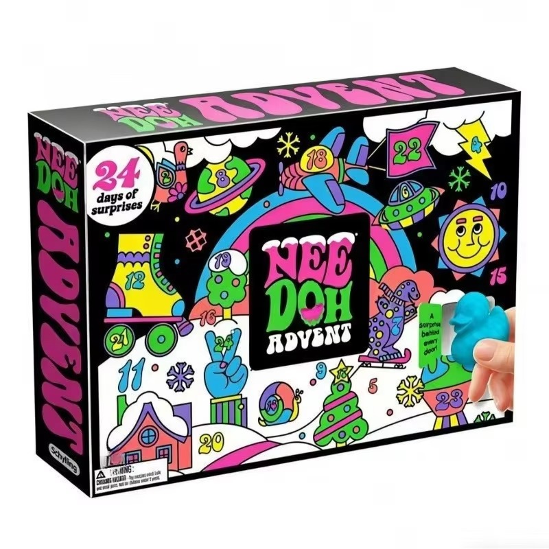 2026 NeeDoh Christmas Countdow - Kids Toys Xmas ulasan dan harga